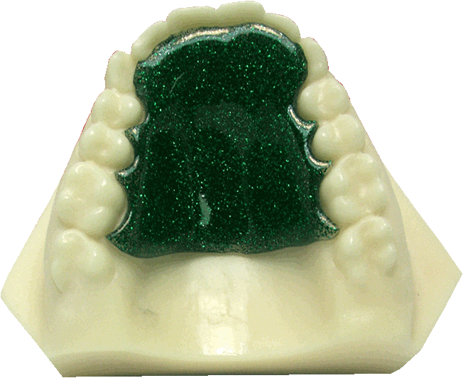 Color green glitter
